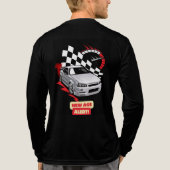 "ニューエイジ・アラート - レーシングカーテイーシャツ" トライブレンドTシャツ (背面)