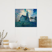 ニューエル・コンヴァース・ワイエスのリッジ・チャーチ ポスター (キッチン)