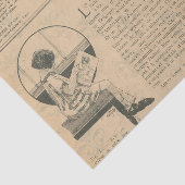 ニューエレガントスフランスのプリント 薄葉紙 (詳細)