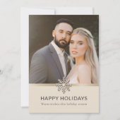 ニューエレガントライヴァーズの最初の休日のフォトカード シーズンカード (正面)