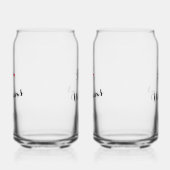 ニューエレガントリウェッド夫人とハネムーン結婚ズ ガラス缶 (左)