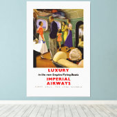 ニューエンパイアボートのラグジュアリー飛んでいるズ キャンバスプリント (インサイチュ (ウッドフロア))