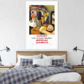 ニューエンパイアボートのラグジュアリー飛んでいるズ キャンバスプリント (インサイチュ (寝室))