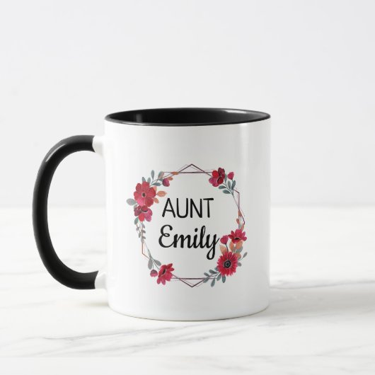 ニューオウンティ叔母誕生日から姪の甥 マグカップ (左)