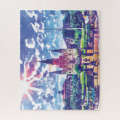 ニューオフランスのリンズカラフルクォーター色 ジグソーパズル (縦)