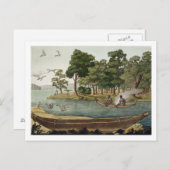 ニューオランダでのナビゲーション方法、Fによる刻印 ポストカード (正面/裏面)