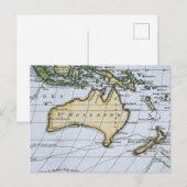 ニューオランダの地図 ポストカード (正面/裏面)