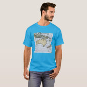 ニューオランダの地図 Tシャツ (正面フル)