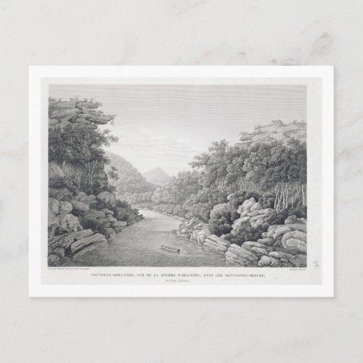 ニューオランダ:Blのワーガンバ川の眺め ポストカード (正面)