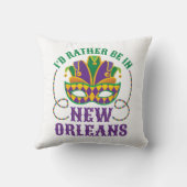 ニューオリンズに行きたい クッション (裏面)