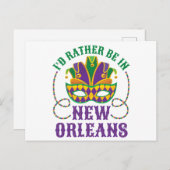 ニューオリンズに行きたい ポストカード (正面/裏面)