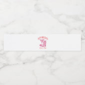 ニューオリンズバチェロレッテピンクフランスのクォーター ペットボトルラベル (シングルラベル)