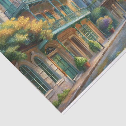 ニューオリンズフランスのクォーターの切り離 薄葉紙 (詳細)