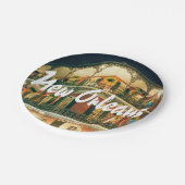 ニューオリンズフランスのクォーター建物（名前） ペーパープレート (アングル)