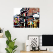 ニューオリンズフランスのクォーター ポスター (ホームオフィス)