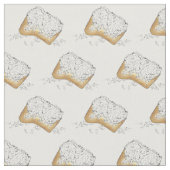 ニューオリンズルイジアナBeignet Beignets Fabric ファブリック (クローズアップ)