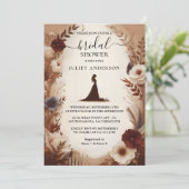 ニューオータムウッドペーパー リサイクルペーパーブライダルシャワー 招待状 (スタンド正面)