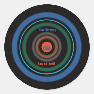 ニューオーダーブルー月曜日イギリス80年代 ラウンドシール