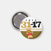 ニューオーリンズが31-17のマグネットのスコアを披露 マグネット (正面/裏面)