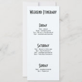 ニューオーリンズでのデスティネーションバチェロレッテウィークエンド 招待状 (裏面)