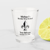 ニューオーリンズでの独身パーティーのお土産に最適なグッズ ショットグラス (正面)