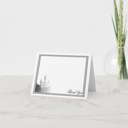 ニューオーリンズでの目的地ウェディング　ありがとう サンキューカード (正面)