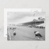 ニューオーリンズでの競馬、1906年 ポストカード (正面/裏面)