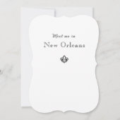 「ニューオーリンズで会う」カード (裏面)