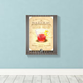 ニューオーリンズのオフィシャルカクテルをサゼラック キャンバスプリント (インサイチュ (ウッドフロア))