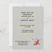 ニューオーリンズのテーマパーティの招待状 招待状 (裏面)