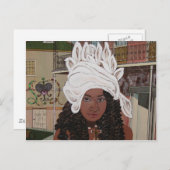 ニューオーリンズのマリー・ラボー ポストカード (正面/裏面)