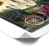 ニューオーリンズのヴィンテージ旅行ポスター ポスター (角)