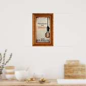 ニューオーリンズのヴィンテージ旅行ポスター ポスター (キッチン)