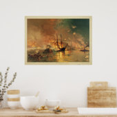 ニューオーリンズの南北戦争捕獲 ポスター (キッチン)