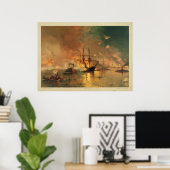 ニューオーリンズの南北戦争捕獲 ポスター (ホームオフィス)