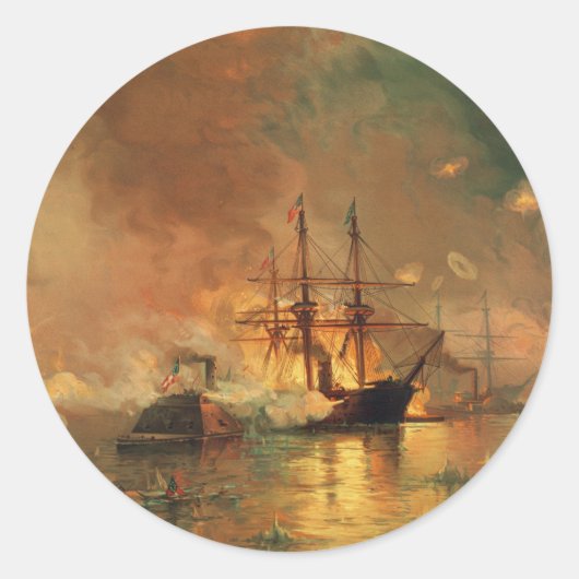 ニューオーリンズの南北戦争捕獲 ラウンドシール (正面)