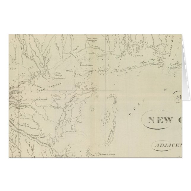 ニューオーリンズの地図 (正面横)