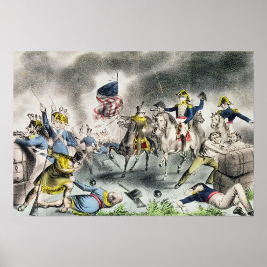 ニューオーリンズの戦い,パブ。ナサニエル・キュリエ ポスター (正面)