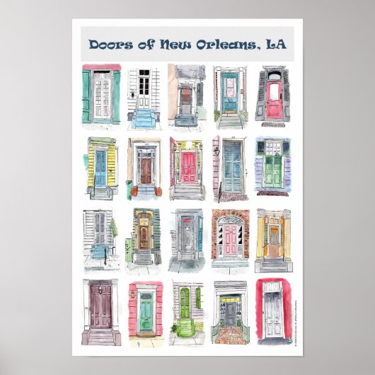 ニューオーリンズの扉 ポスター (正面)