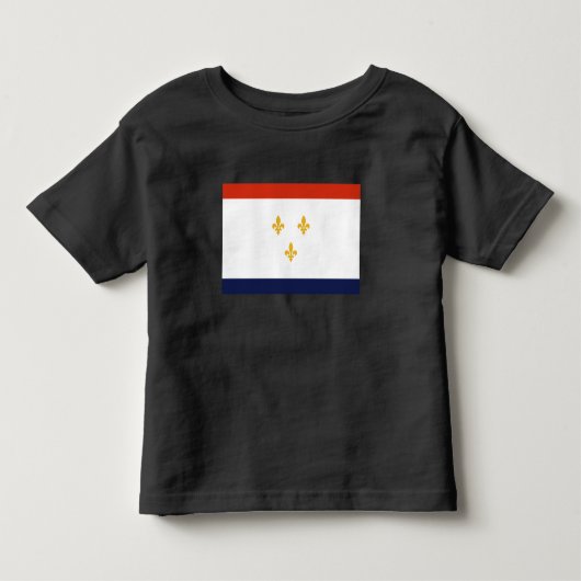 ニューオーリンズの旗 トドラーTシャツ (正面)