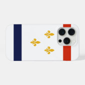 ニューオーリンズの旗 iPhoneケース (裏面横)
