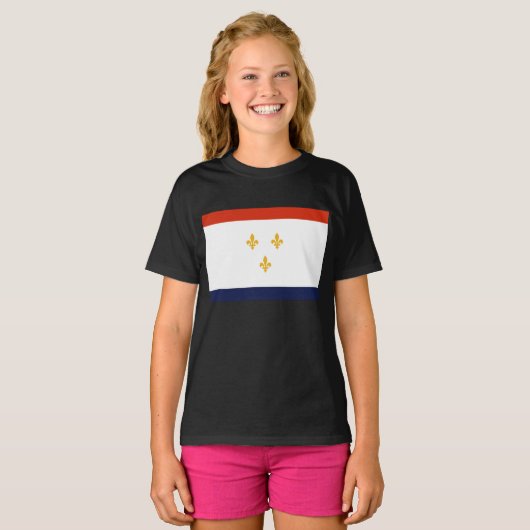 ニューオーリンズの旗 Tシャツ (正面フル)