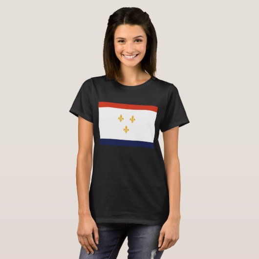 ニューオーリンズの旗 Tシャツ (正面フル)