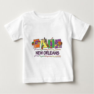 ニューオーリンズの正方形の1株分のコピー ベビーTシャツ