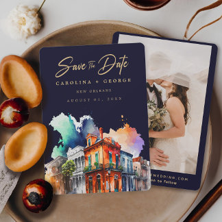 ニューオーリンズの水の色ノラ・ルイジアナの写真 招待状