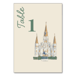 ニューオーリンズの水の色 テーブルナンバー