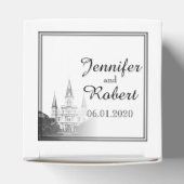 ニューオーリンズの目的地の結婚式のお願いボックス フェイバーボックス (上部)