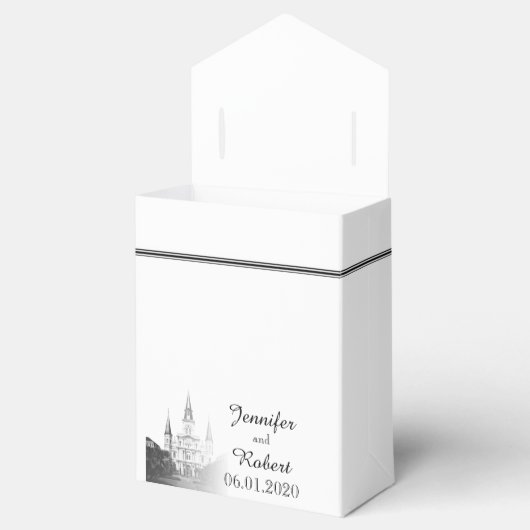 ニューオーリンズの目的地の結婚式のお願いボックス フェイバーボックス (オープン)