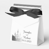 ニューオーリンズの目的地の結婚式のお願いボックス フェイバーボックス (正面サイド)