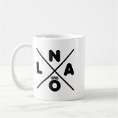 ニューオーリンズの結婚式 ノラのバチェロレッテパーティー 花婿 コーヒーマグカップ (左)